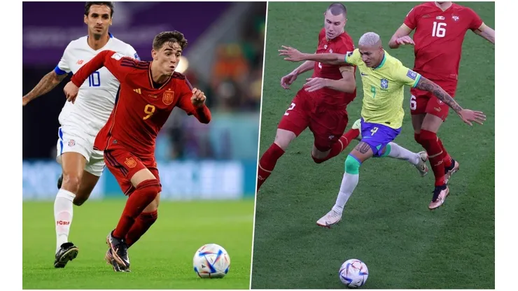 Porcentaje de rendimientos: Europa a la cabeza de Qatar 2022 tras la primera fecha, seguida por Sudamérica.