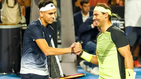 Tabilo y Nadal se enfrentaron en San Carlos de Apoquindo