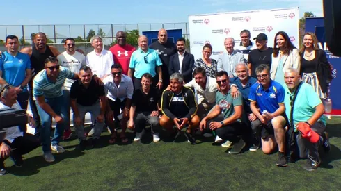 Los deportistas se juntaron por una buena causa en la comuna de La Reina.