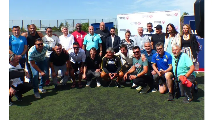 Los deportistas se juntaron por una buena causa en la comuna de La Reina.
