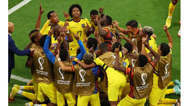 Ecuador en su primer partido ante Qatar