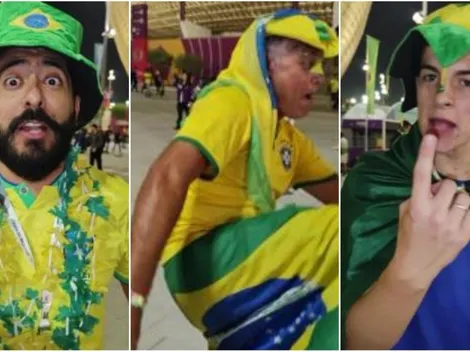 Hinchas brasileños ya se prueban la corona de Qatar 2022