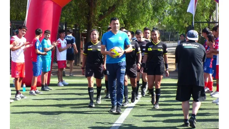 Roberto Tobar participó de una actividad en la municipalidad de La Reina