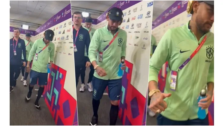 Neymar salió con evidentes dolores tras debut mundialista.