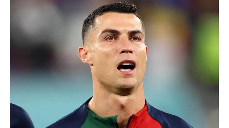 Cristiano Ronaldo se emocionó en el inicio de su último Mundial