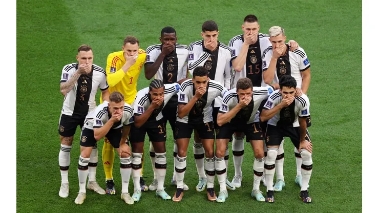 La selección alemana y su gesto en contra de la censura en Qatar