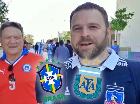 Chilenos en Qatar se debaten entre ver a Brasil campeón y a Argentina fracasar