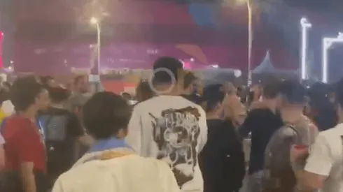 Argentinos y mexicanos se pelearon en un lamentable episodio del Mundial