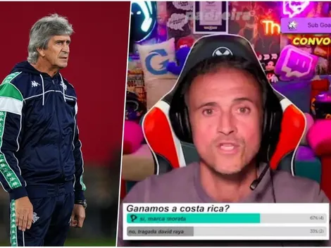 Pellegrini muy en desacuerdo con Luis Enrique en Twitch