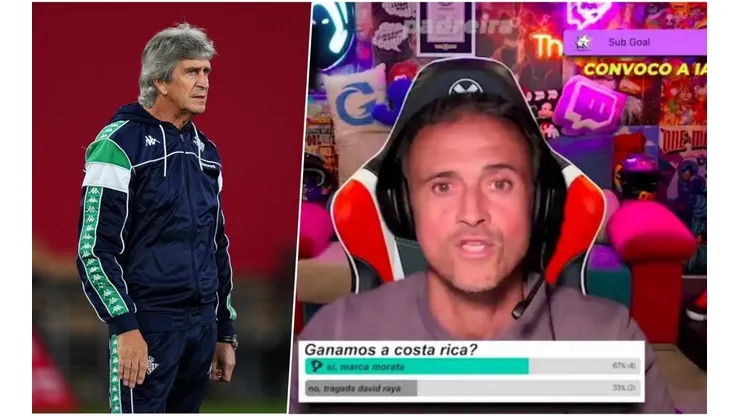 Pellegrini se refiere a Luis Enrique en faceta de Twitch.