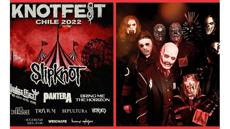 Slipknot encabeza la imperdible jornada que KnotFest tendrá en Chile este 2022.
