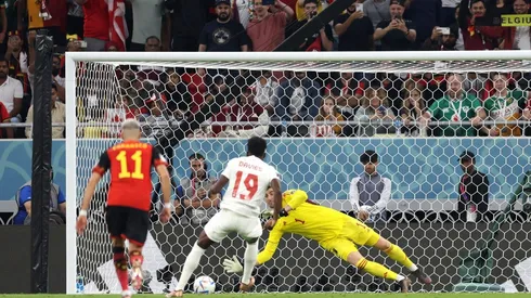 Thibaut Courtois se vistió de héroe y tapó el penal de Alphonso Davies: Bélgica superó por 1-0 a Canadá.