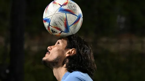 El delantero juega su cuarto Mundial con la camiseta de la selección de Uruguay.