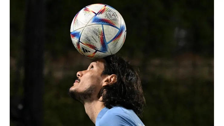 El delantero juega su cuarto Mundial con la camiseta de la selección de Uruguay.