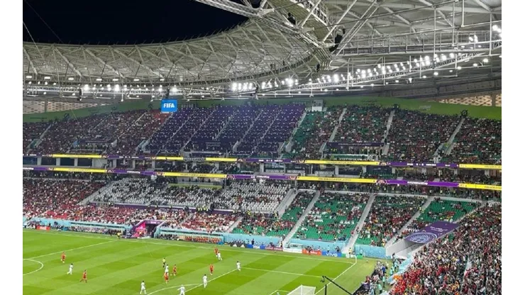 A medio llenar el partido entre España y Costa Rica