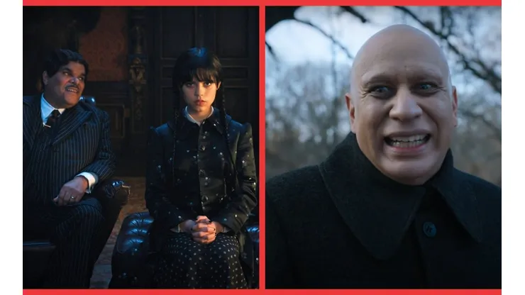 Luis Guzmán interpreta a Homero Addams y Fred Armisen hace del Tío Lucas en Merlina, la nueva serie de Tim Burton para Netflix.