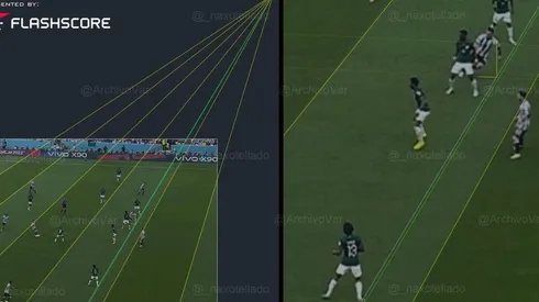 Aseguran que la línea del offside estuvo mal tirada por los árbitros