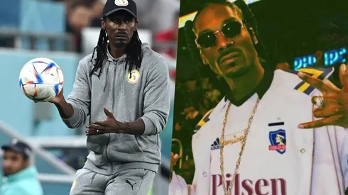 El rapero estadounidense, que se robó el corazón de los hinchas albos hace poco, reaccionó a su parecido con el técnico de Senegal.