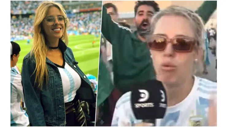 Nati Jota sufrió con troleo al aire de hinchas árabes tras derrota de Argentina contra Arabia.