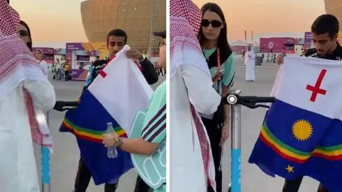 Los guardias siguen persiguiendo arcoíris en Qatar