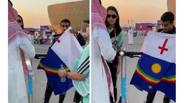 Los guardias siguen persiguiendo arcoíris en Qatar