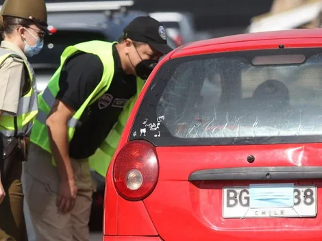 Carabineros detiene a 3.125 personas por ocultar patente de vehículos