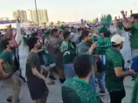 Hinchas sauditas se burlan de Argentina con celebración a lo CR7
