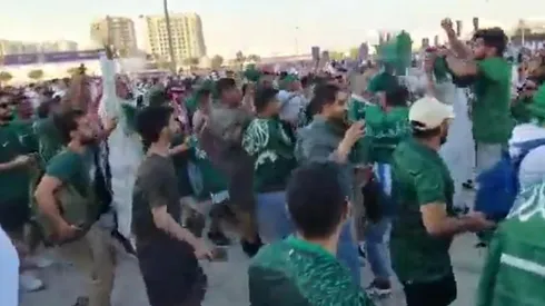 Hinchas de Arabia Saudita