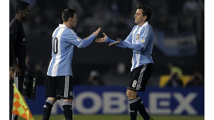 Walter Montillo compartió en la selección Argentina con Lionel Messi