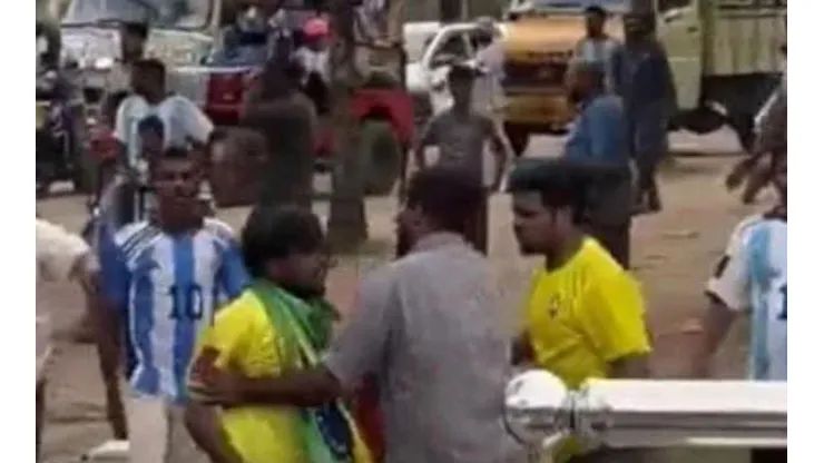 Increíble pelea en Kerala, India