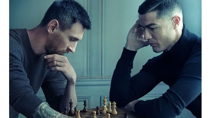 Messi y Cristiano en un aviso de Louis Vuitton