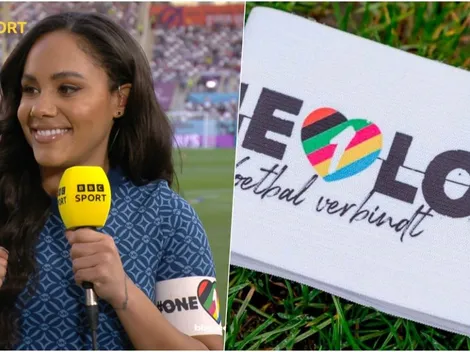 Ex jugadora desafía a la FIFA y a Qatar al usar el brazalete One Love