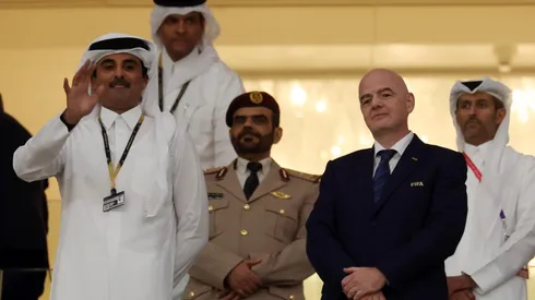 Infantino en la inauguración del Mundial de Qatar