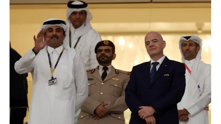 Infantino en la inauguración del Mundial de Qatar