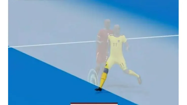 El offside semiautomático que funciona en el Mundial