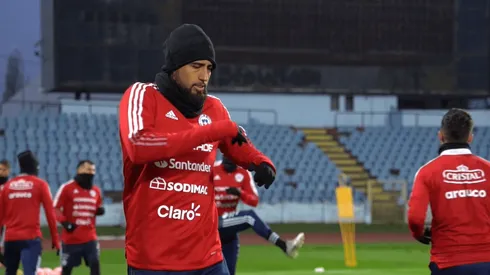 La selección chilena cumplió su último entrenamiento antes de enfrentar a Eslovaquia en Bratislava.