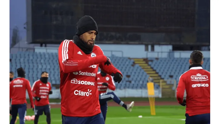 La selección chilena cumplió su último entrenamiento antes de enfrentar a Eslovaquia en Bratislava.