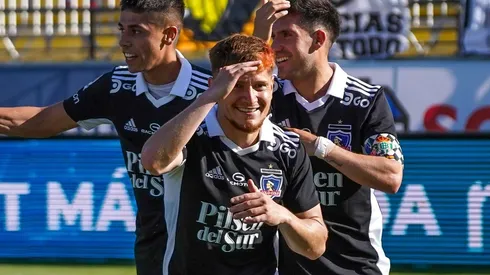 Leonardo Gil feliz con su gol y los dos triunfos de Colo Colo contra Betis.