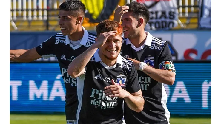 Leonardo Gil feliz con su gol y los dos triunfos de Colo Colo contra Betis.