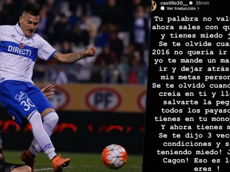 "¿Volver? Difícil contigo ahí": los incendiarios mensajes de Nico Castillo