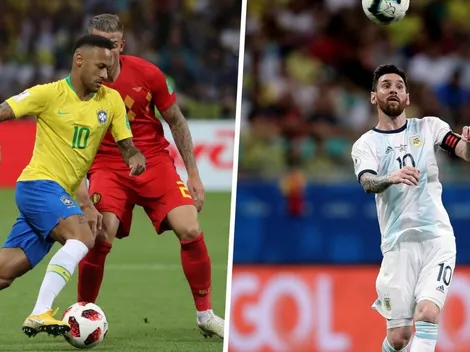 Hugo Brizuela se la juega por Brasil o Argentina en el Mundial