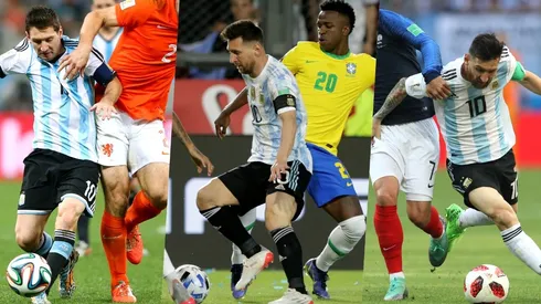 Lionel Messi puede enfrentarse con Países Bajos, Brasil y Francia antes de ganar la Copa del Mundo