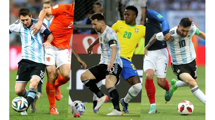 Lionel Messi puede enfrentarse con Países Bajos, Brasil y Francia antes de ganar la Copa del Mundo