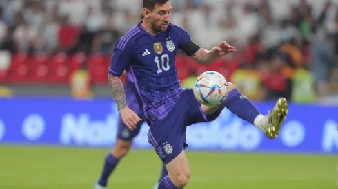Messi tuvo un entrenamiento más relajado que sus compañeros tras el amistoso ante Emiratos Árabes.