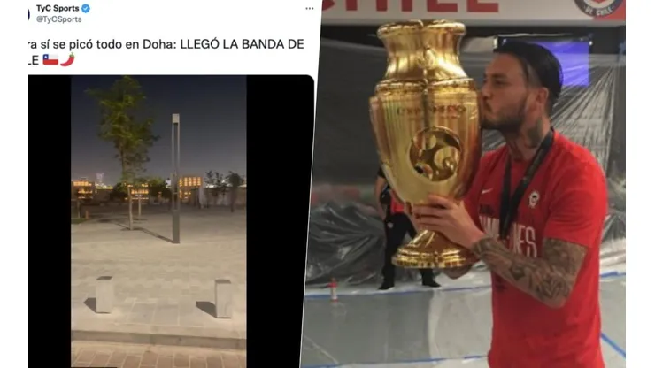 TyC Sports provocó a Chile y Pinilla les pegó de vuelta