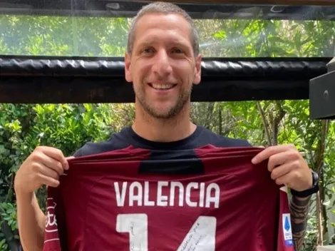 Aued con el corazón inflado por regalo de Diego Valencia