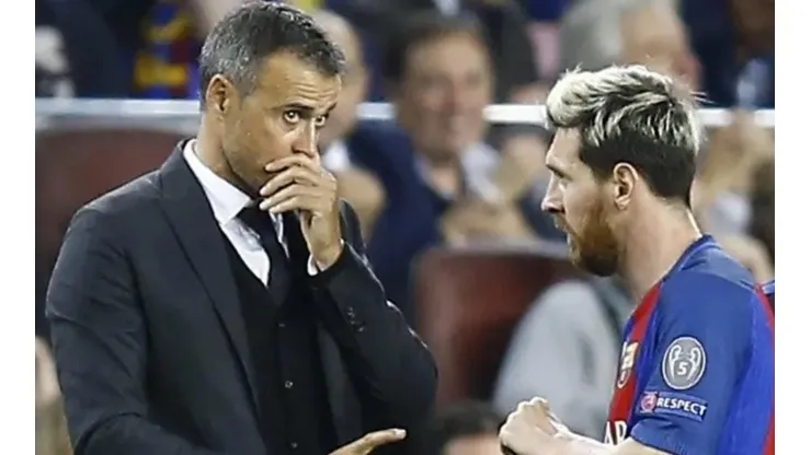 Luis Enrique guarda un gran cariño por Lio Messi luego del Barcelona.