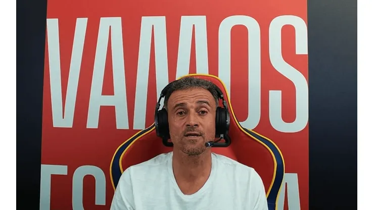 Luis Enrique tuvo su estreno como streamer