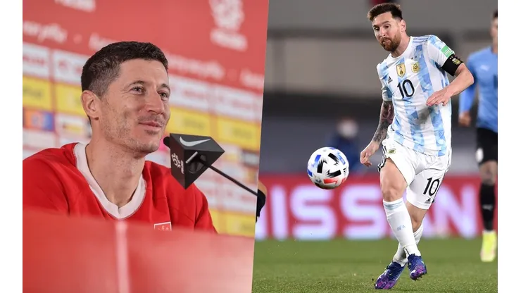 Lewandowski no quiso entrar en controversia a menos de dos semanas del duelo de Polonia ante la Argentina de Messi