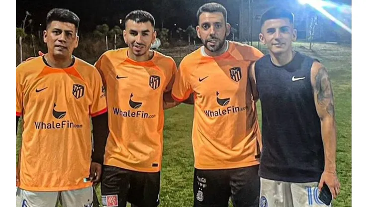 Correa y Almada jugaron una pichanga y al otro día están en Qatar 2022.